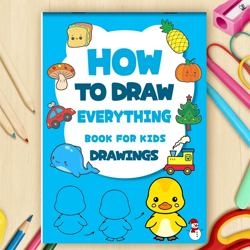 Food Snacks Coloring Book - Рабочая тетрадь для рисования и раскрашивания