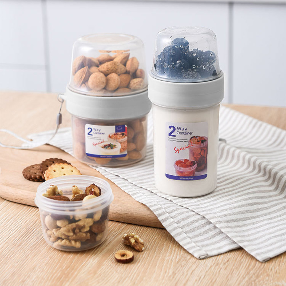 Baby Food Snacks Yogurt - Портативный двухслойный контейнер для хранения продуктов,