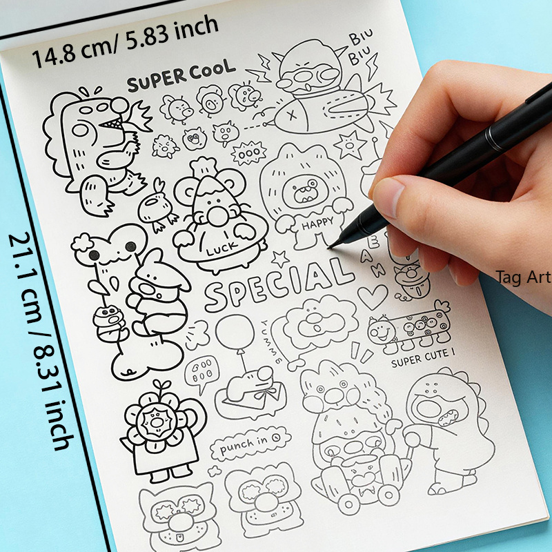 Книга-раскраска для снятия тре – обзор и цена Food Snacks Coloring Book