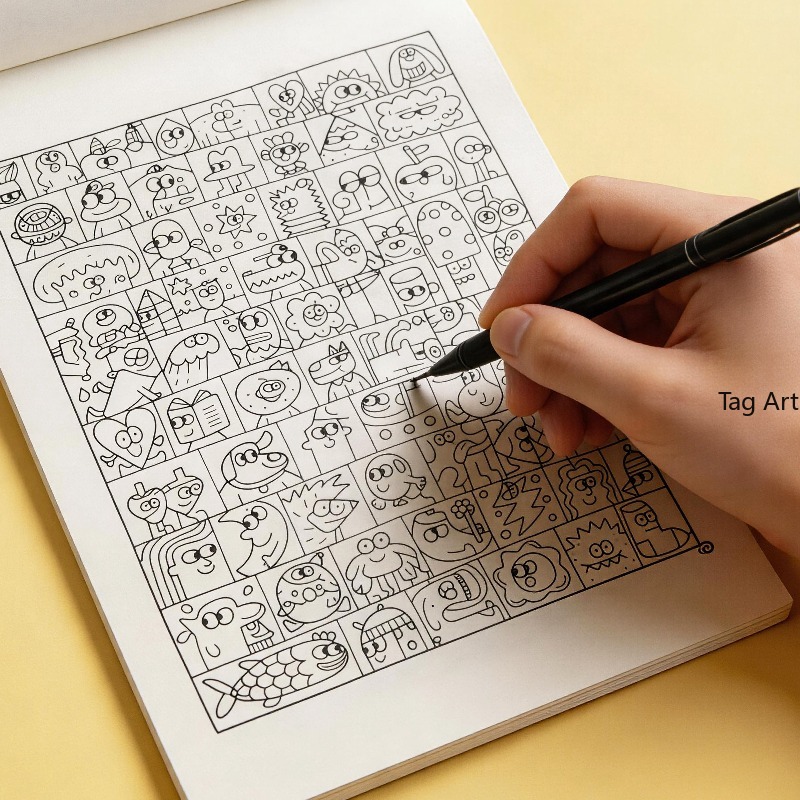 Книга-раскраска для снятия тре – обзор и цена Food Snacks Coloring Book