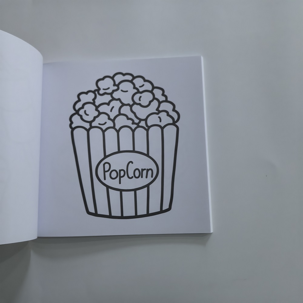 Книжка-раскраска для еды, напи – обзор и цена Food Snacks Coloring Book