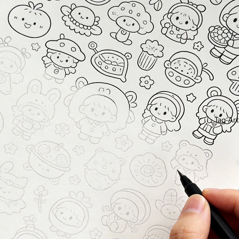 Книга-раскраска для снятия тре – обзор и цена Food Snacks Coloring Book