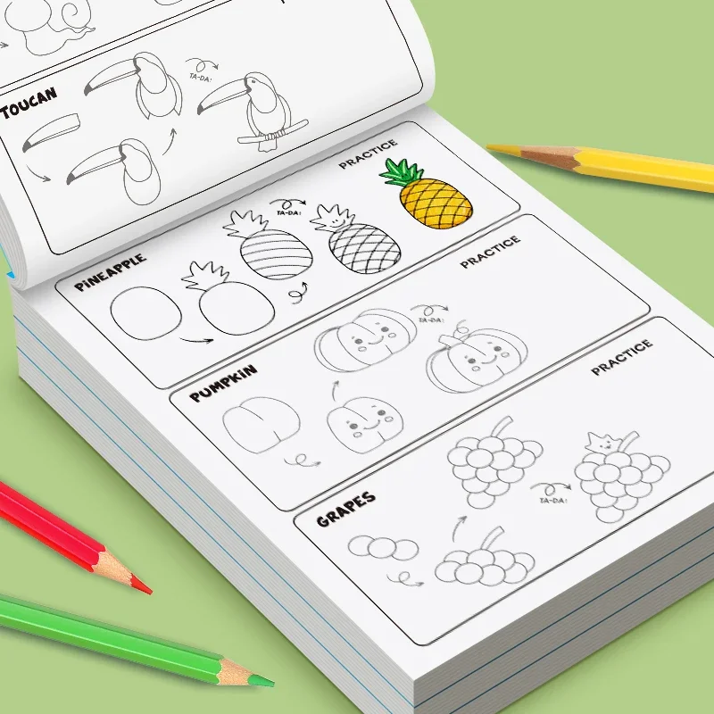 Рабочая тетрадь для рисования  – обзор и цена Food Snacks Coloring Book