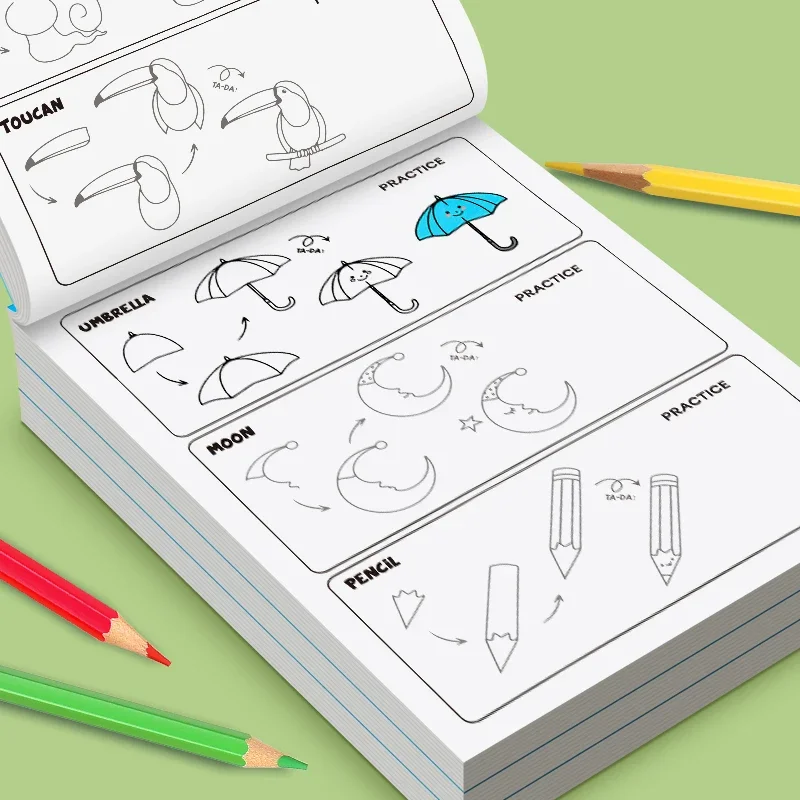 Рабочая тетрадь для рисования  – обзор и цена Food Snacks Coloring Book