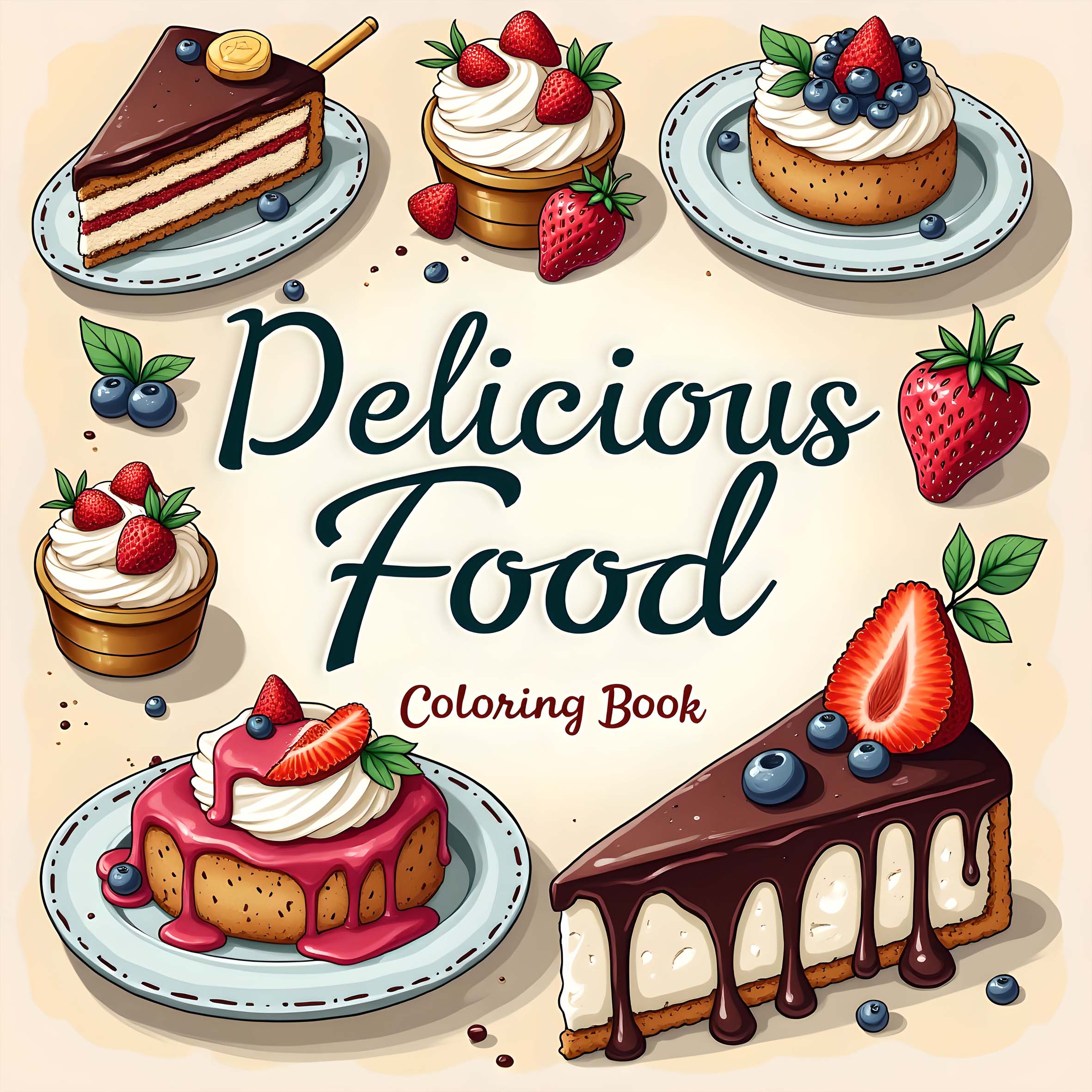 1 шт. Оригинальная раскраска в – обзор и цена Food Snacks Coloring Book