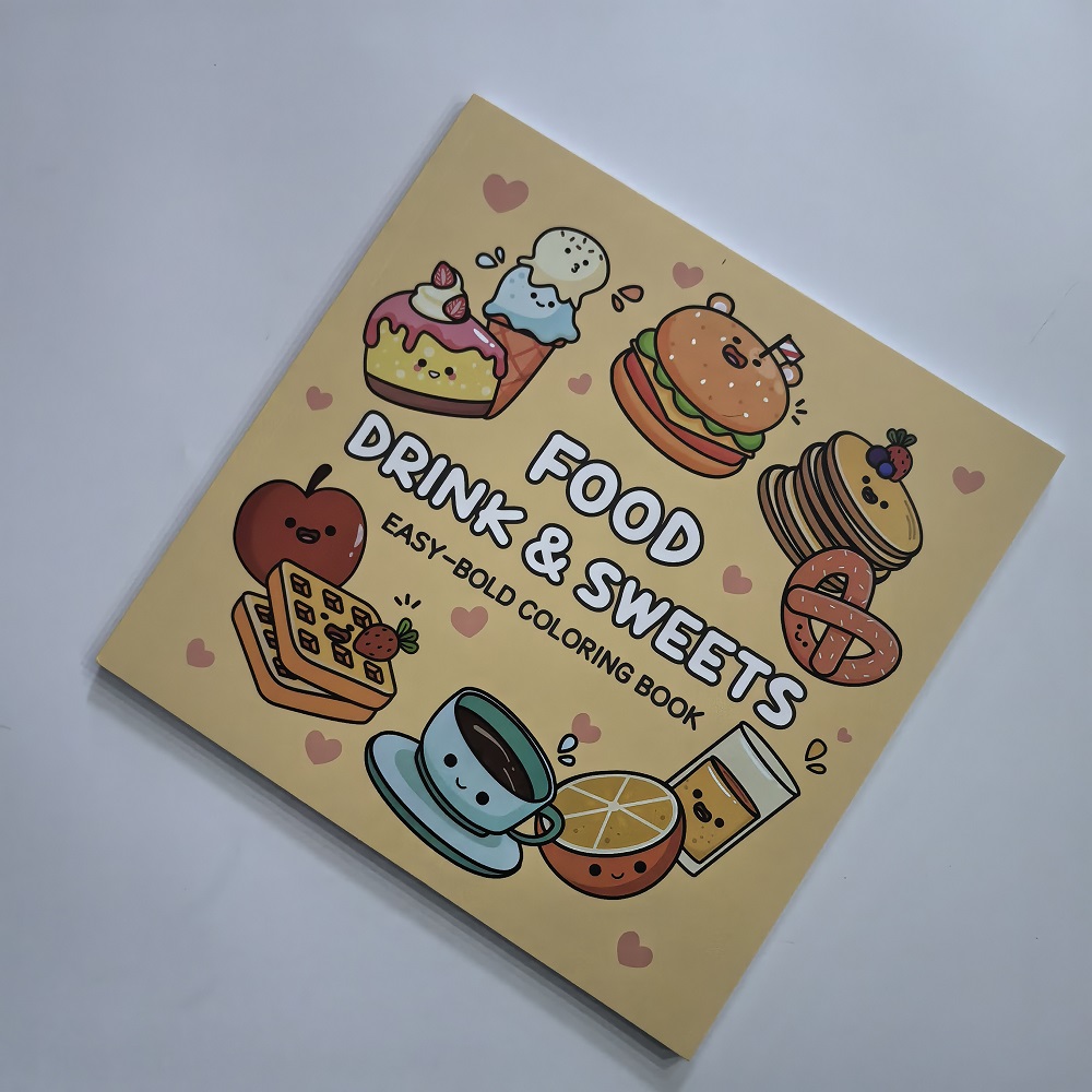Еда Напитки и сладости Легко ж – обзор и цена Food Snacks Coloring Book