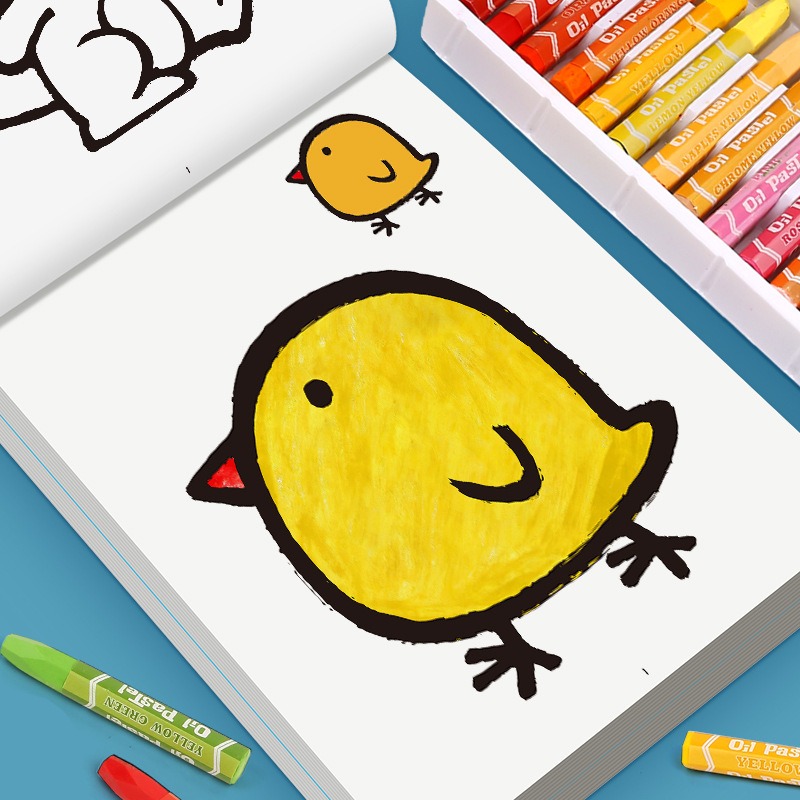 Детская книжка-раскраска с цве – обзор и цена Food Snacks Coloring Book